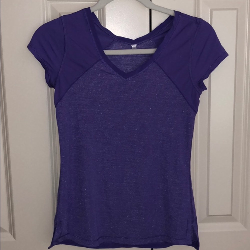 Purple lululemon v-neck